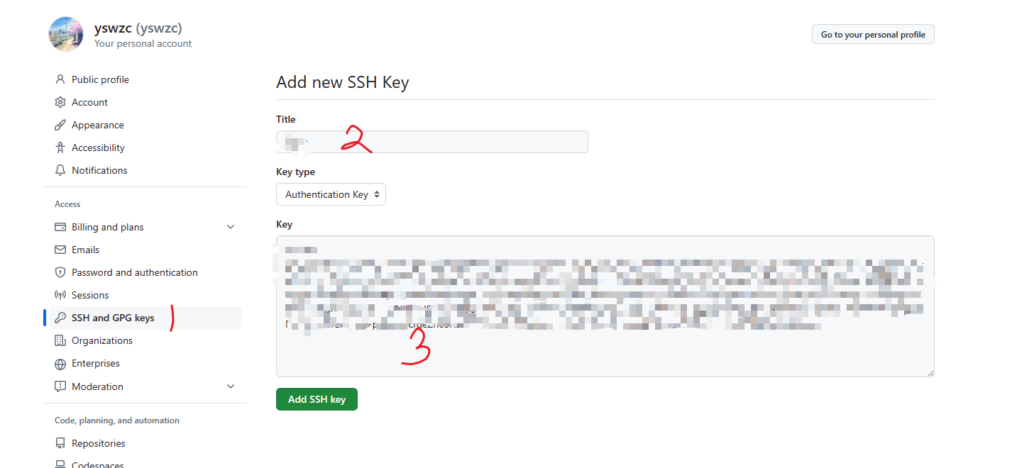 SSH key